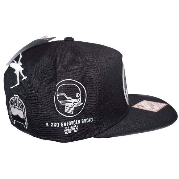 Vintage Death Star Empire Hat - Disney Star Wars Rogue One - Bioworld Cap 2016 - Picture 8 of 11